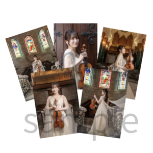 オリジナルブロマイド5枚セット(ホワイトドレス)