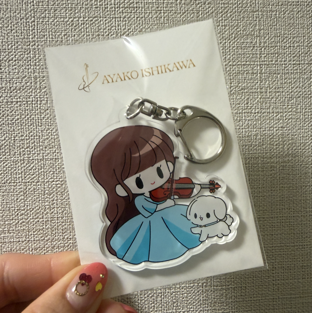 ONEちゃんとペアアクリルキーホルダー（ブルードレス)